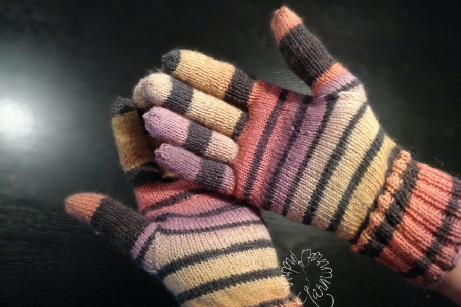 Regenbogen-Handschuhe