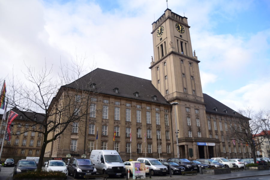 Rathaus Schöneberg, der 12tel Blick 2022 (Januar)
