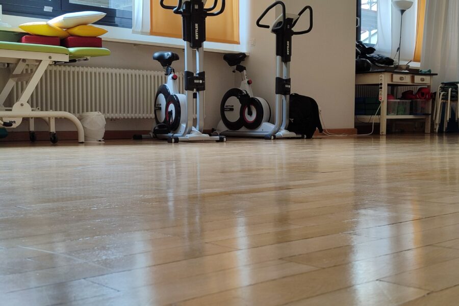Fitnessraum zur Deeskalation